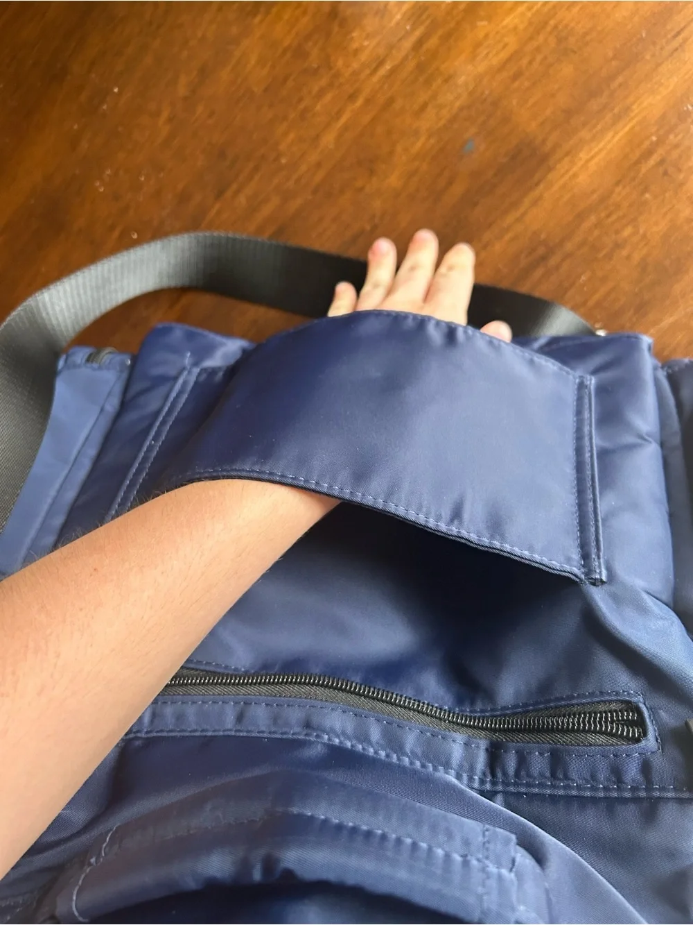Brand New  Convertible Travel Toiletry Bag with luggage sleeve and cross body